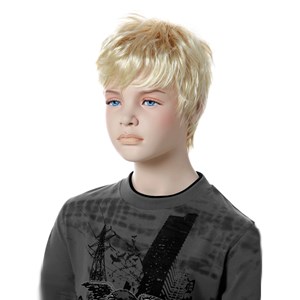 Περούκα TIM για παιδική κούκλα βιτρίνας, Ανοιχτό Ξανθό