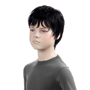 Περούκα TIM για παιδική κούκλα βιτρίνας, Μαύρο