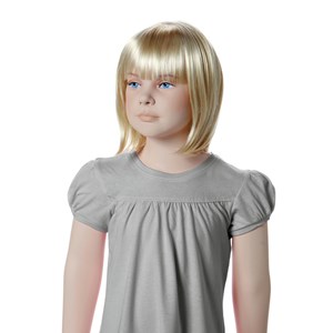 Περούκα MINNIE για παιδική κούκλα βιτρίνας, ανοιχτό Ξανθό