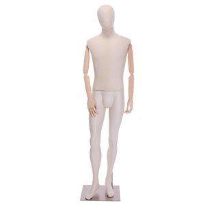 Ανδρική Κούκλα Βιτρίνας Meta Collection με Αφαιρετικό Κεφάλι και ξύλινα χέρια Position 01