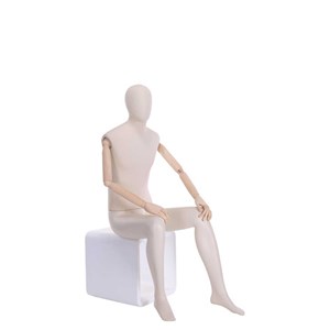 Ανδρική Κούκλα Βιτρίνας Meta Collection με Αφαιρετικό Κεφάλι και ξύλινα χέρια Position 03