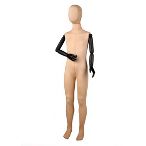 Vintage Παιδική Κούκλα Βιτρίνας με ξύλινα χέρια (10-12 Ετών)