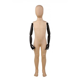 Vintage Παιδική Κούκλα Βιτρίνας με ξύλινα χέρια (6-8 Ετών)