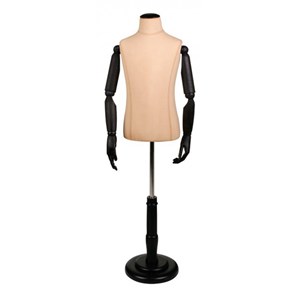 Vintage παιδικό Μπούστο Ραπτικής με Ξύλινο καπάκι λαιμού και Τρίποδη Βάση (6-8 Ετών)