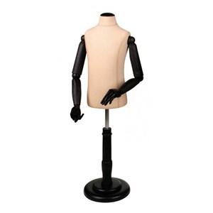 Vintage παιδικό Μπούστο Ραπτικής με Ξύλινο καπάκι λαιμού και Τρίποδη Βάση (3-4 Ετών)