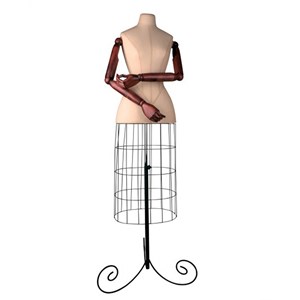 Vintage Γυναικείο Μπούστο Ραπτικής για φορέματα με συρμάτινο πλέγμα