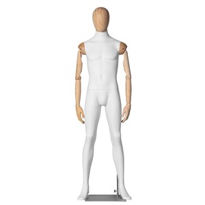 Ανδρική Κούκλα Βιτρίνας Madero Collection με ξύλινο Κεφάλι και χέρια Position 01