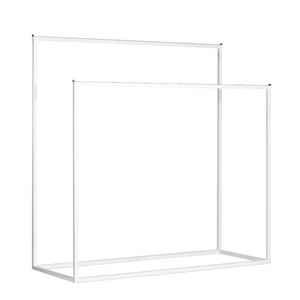 Μεταλλική κρεμάστρα δαπέδου - σταντ ρούχων με ρυθμιζόμενο ύψος 60x100-180cm