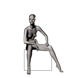 Κούκλα βιτρίνας Stylized 3 129-ST3