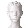 Κεφάλι με ανάγλυφο μαλλί Marcus Λευκό