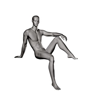 Ανδρική Κούκλα βιτρίνας Stylized 3 517-ST3